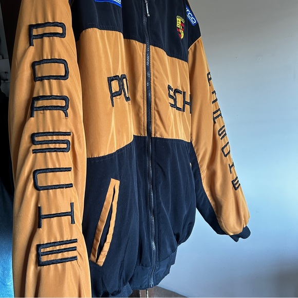Porsche Racing Jacket Black and Tan - Picture 8 of 16
